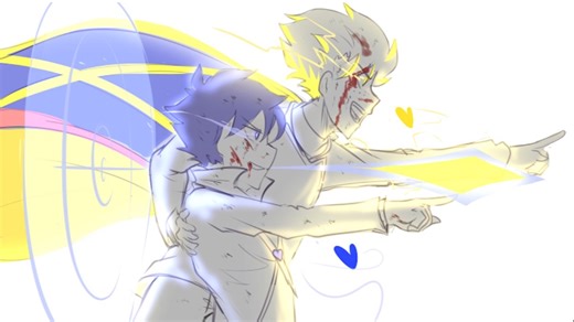 《再次与你同行》（Glitchtale版、多cp剪辑）