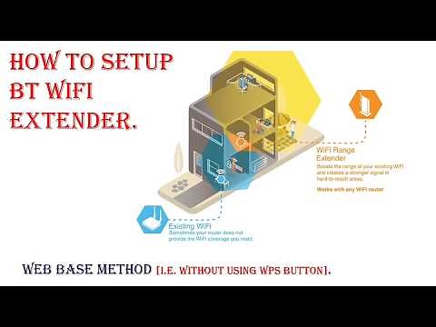 How to Setup BT WIFI Extender without using WPS button.