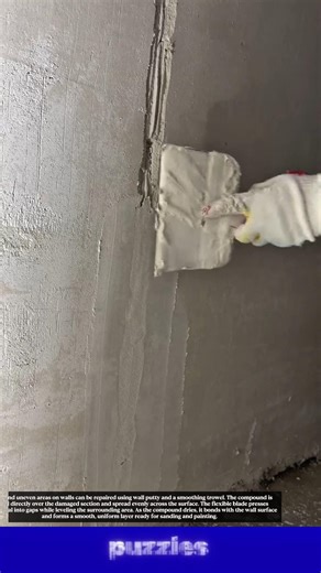 Wow, Satisfying Wall Crack Repair Process | Perfect Smooth Wall Finish