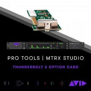 Turn your Mac or PC into a powerful 64-channel native Pro Tools or other DAW system with a single interface that delivers exceptional sound ▶️ avid.com/mtrx-studio #tb3 #thunderbolt3 #mtrxstudio #protools #audiointerface #recording #mixing #daw #avid #nammshow #namm2023 | Avid Pro Tools