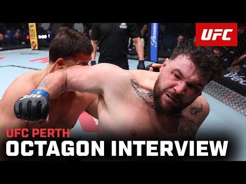 Louie Sutherland Octagon Interview | UFC Perth