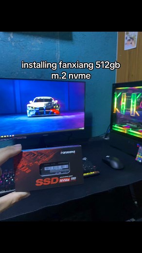 Winsheer Ace | installing fanxiang 512gb m.2 nvme and installing windows 10 pro setting it to primary pc specs: SYSTEM UNIT: YGT N195 PC CASE B450M-A... | Instagram