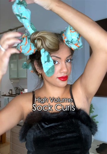 High Volume Sock Curls Technique for Side Sleepers