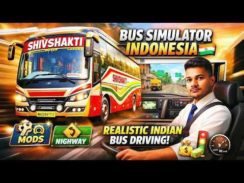 🔴 LIVE Bus Simulator Scania Luxury | Real Indian Bus Driving Gameplay 🇮🇳 | FULL HD