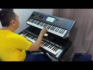 双电子琴演奏 难忘的初恋情人 (Cover by~Bu)