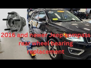 2016 and newer Jeep Compass rear wheel bearing replacement