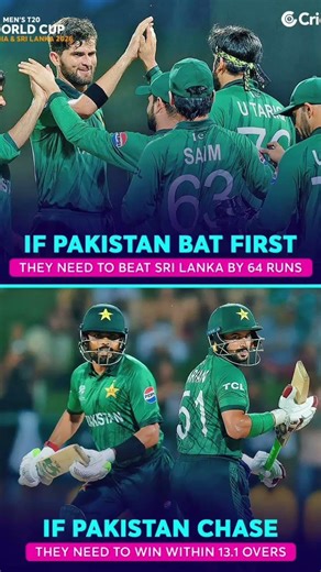 Pakistan's T20 World Cup Semi-Final Dream: The Qualification Scenarios vs Sri Lanka! 🤯🔥#shorts #pak