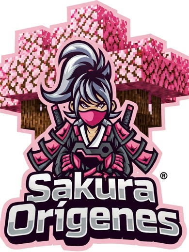 Sakura Orígenes Servidor survival custom para Java y Bedrock #minecraft #javaybedrock #servidoresdeminecraft