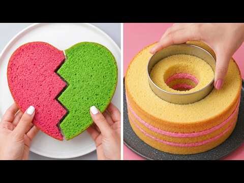 Amazing Cake Decorating Tutorial | Beautiful Purple Piping Tips For Beginners