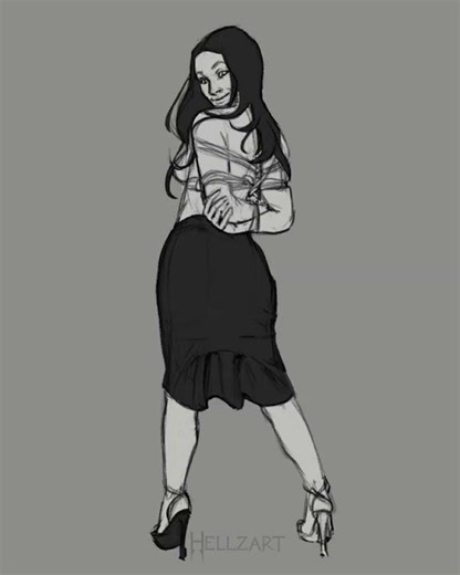 Shibari Model Study (30sec timelapse)