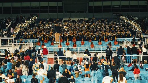 NC A&T- Love Me x Shot Callin’ 2026 @nationalbattleofthebands | Blue And Gold Marching Machine