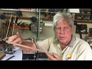 How to taper a mast on a wooden model ship. This can also be made using a drill.