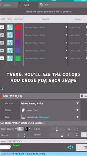 Easy Silhouette Portrait 3 Sticker Cut Settings Tutorial #makingstickers #silhouettestudio #sticker
