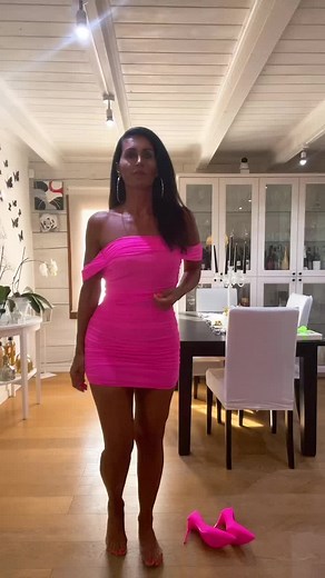 Stylish Off-Shoulder Dress Video Showcase