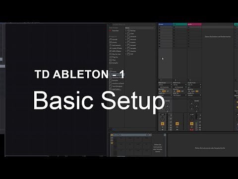 Basic Setup – TouchDesigner + Ableton Tutorial 1