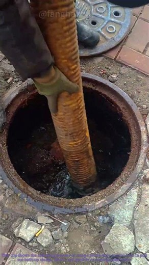 Sewer Unclogging ASMR: Satisfying Cleaning