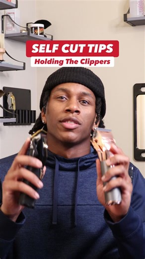 How to Hold Clippers for Self Haircuts