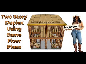 How To Maximize Strength When Building This Small Two Story Duplex