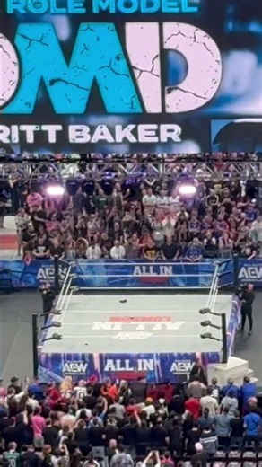 Aew All in 2026 Dr Britt Baker returns #allelitewrestling #london #aewallinlondon