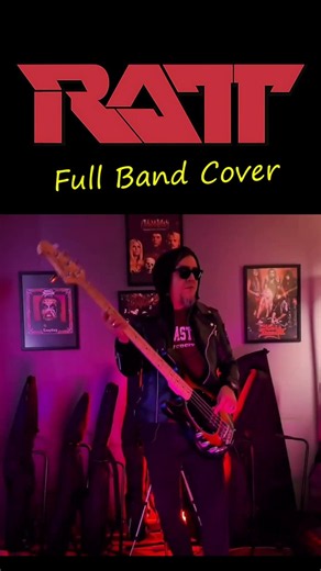 Superb intro #ratt Lay it down (1985) RATT Full Band Cover #hairmetal #glamrock