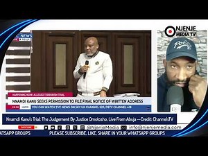 Nnamdi Kanu's Trial: The Judgement By Justice Omotosho, Live From Abuja