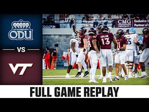 Old Dominion vs. Virginia Tech Full Game Replay | 2025 ACC Football