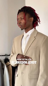 96K views · 4.7K reactions | Eldredge Knot✨, Step-by-step #tutorial for this knot#fashion #hack #tips #model #ootd #tie #knot | Amilton Machell | Facebook