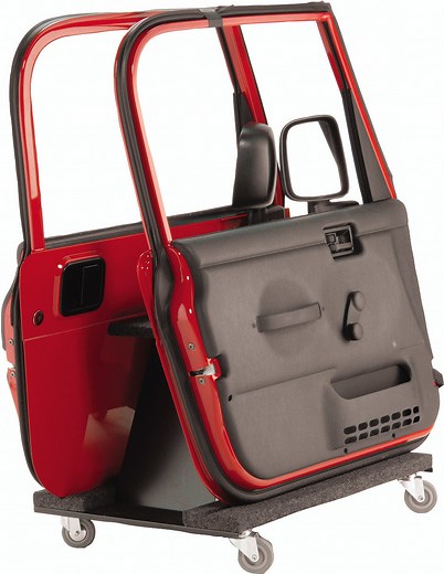 Quadratec  Deluxe Storage Cart for Half or Full Steel Doors