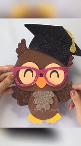 Buho decorativo de Graduacion Manualidades ESCOLARES | Manualidades con Astrid