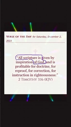 📖 All Scripture • Inspiration of God • 2 Timothy 3:16 • KJV Bible Verse