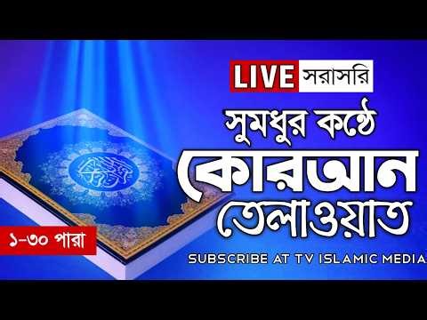 Live - সেরাকারীর সুমধুর কন্ঠে ১-৩০ পারা কোরআন তেলাওয়াত Para 1-30 Tilawat Qari Saiful Islam Parvez