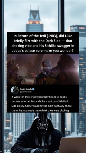 Did Luke Use the Dark Side at Jabba’s Palace?