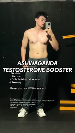 This Supplement will improve your Muscle Recovery. Pure Form Magnesium Ashwagandha | 1,400mg of Magnesium Glycinate and Ashwagandha Root Extract | Adaptogen to Aid Stress, Sleep, and Anxiety | Mind and Muscle Relaxant | Dietary Supplement #fypシ #Fitness #testosterone #booster #lifestyle