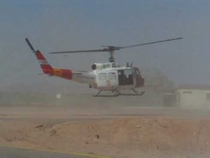 UH 1H Auto Rotation Huey Helicopter US Army 2005