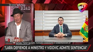 “No puede ser que un ministro de Justicia tenga sentencia cohecho, ¿Lara debe explicar porque quiere mantenerlo?” El exdiputado Rafael Quispe indico que el vicepresidente Edmand Lara debe explicar “¿Por qué van a mantener a Freddy Vidovic como ministro de Justicia ya que tiene antecedentes?”, “legalmente está habilitado, pero éticamente no es una buena señal para la justicia “cuestiono Quispe observa que esta designación y nombramiento hace daño al gobierno de Paz, porque el caso estaría relacio
