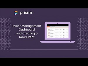 Event Management Dashboard and Creating a New Event