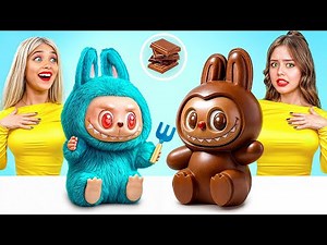 Real vs Chocolate food Challenge | Cooking Challenge with Chocolate by Candy Land