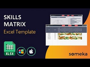 Skills Matrix Template | Evaluate Skills Pool in Excel | Excel Competency Matrix