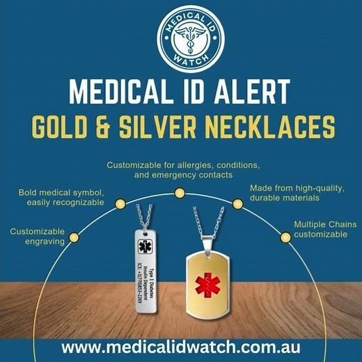 Medical Alert Accessories | Bracelets, Necklaces, ID Tags & More | Medical ID Watch Australia