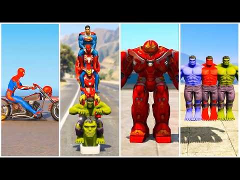 SUPERHERO MEGA BATTLE #07 Marvel vs DC Showdowns Venom VS Spiderman VS Ironman VS Hulk