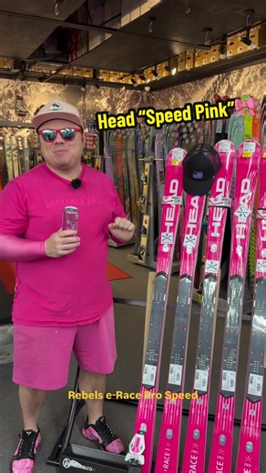 🩷SPEED PINK🎀 Limited Edition Head e-Race Pro Skis Now available in-store & online at Corbetts.com Corbetts is the only dealer in Canada to have these limited skis! Packaged with a matching Speed Pink Binding, Hat & Ski Strap, get yours today as they are selling fast💨 #head #headski #speedpink #ski #skiing
