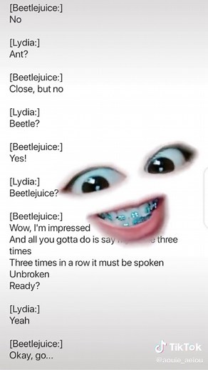 Say My Name Beetlejuice Lyrics | Lyrics Video