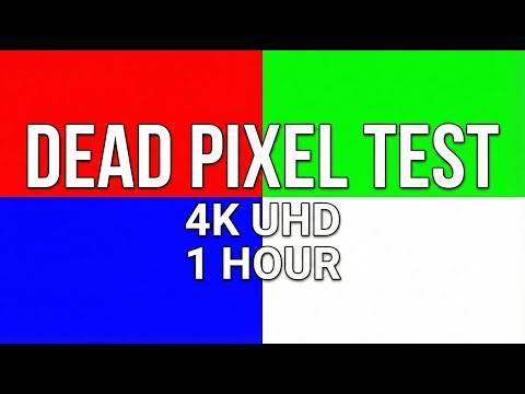 Dead Pixel Test & Stuck Pixel Fix (1 Hour) | 12-Color 4K 60FPS Screen Test