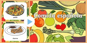 Spanish Food PowerPoint - Spanish