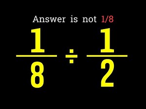 Divide Fractions the Right Way! Am I right? Is there a mistake?