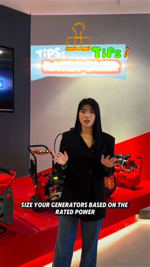🔌 30s Generator Knowledge: RATED power vs. MAX power? 📊 If your clients are confused about generator sizing, this explainer is perfect for your sales conversations! ✅ Rated Power – the continuous output your generator can safely handle ✅ Max Power – the short burst it can manage for starting motor-driven appliances 🎥 Watch now and recommend generators based on the rated power, that's the only professional way! ● Reducing returns and customer complaints ● Building trust through clear, expert g