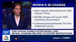 Chip stocks fall as Nvidia, AMD warn of higher costs from China export controls