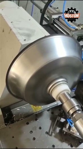 Live from the Factory: Automatic Spinning Process in Action! #metalspinning #metalworking