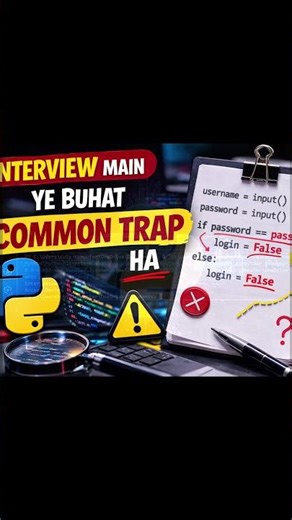 Password Correct Tha… Phir Bhi Login Fail? 🔥 Python Login Trap!⚠️