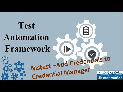 C# Mstest -How to Add and Remove Credentials to Windows Credential Manager programatically